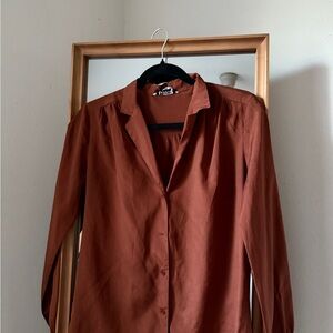 Rust Button-Up Shirt